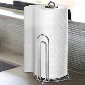 Silver Paper Towel Holder